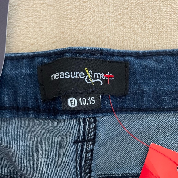 Measure and Made Wide Leg Crop Straight Jeans - Size 14 - Picture 10 of 16